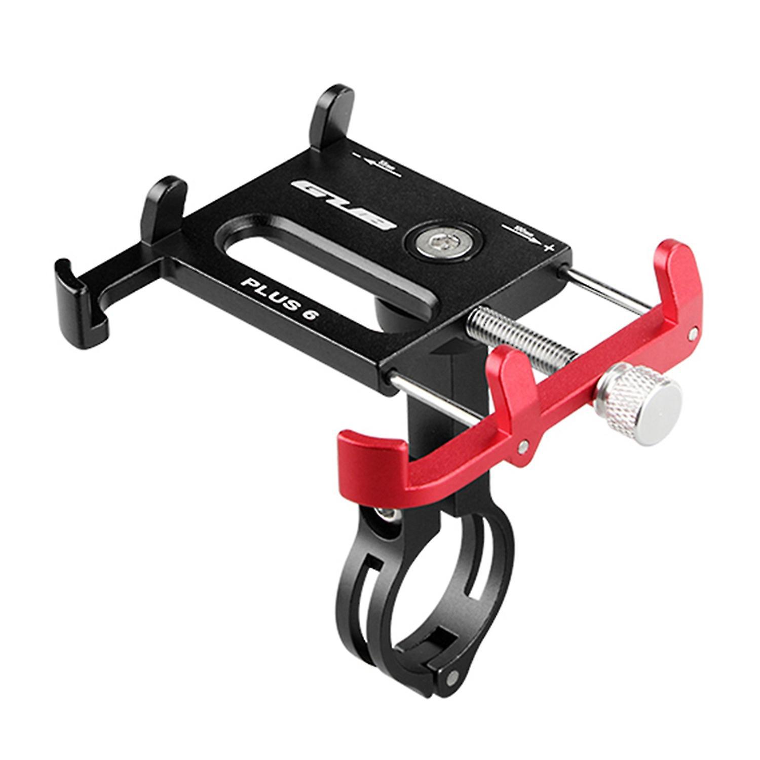 Gub 360° Drehbare, Verstellbare Fahrrad-handyhalterung Aus Aluminium, Rot