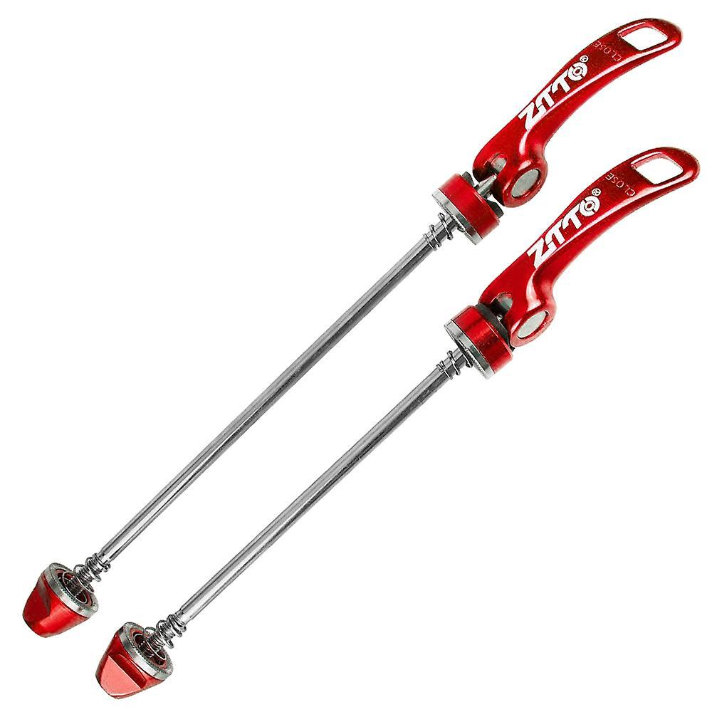 Rot - Schnellspannachse Für Fahrräder, Vorder- Und Hinterachse, Radnabe Für Mountainbikes
