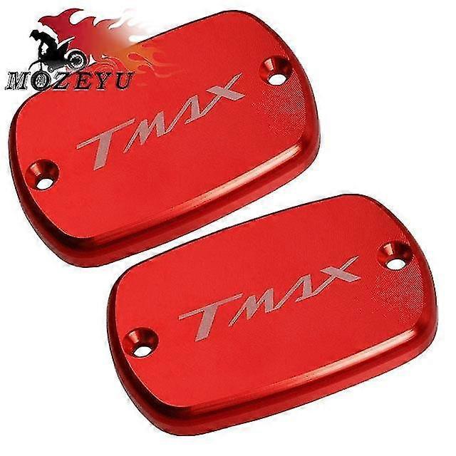 Für Yamaha Tmax 500 (2008–2011): Bremsflüssigkeitsbehälterdeckel (ölbehälterabdeckung) – Rot 5