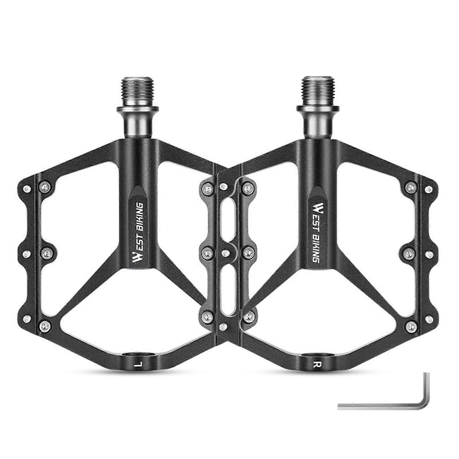 Mountainbike-pedale Aus Aluminium, 3-kugellager, Rennradpedale, Rutschfest, Hohl, Ersatzteil