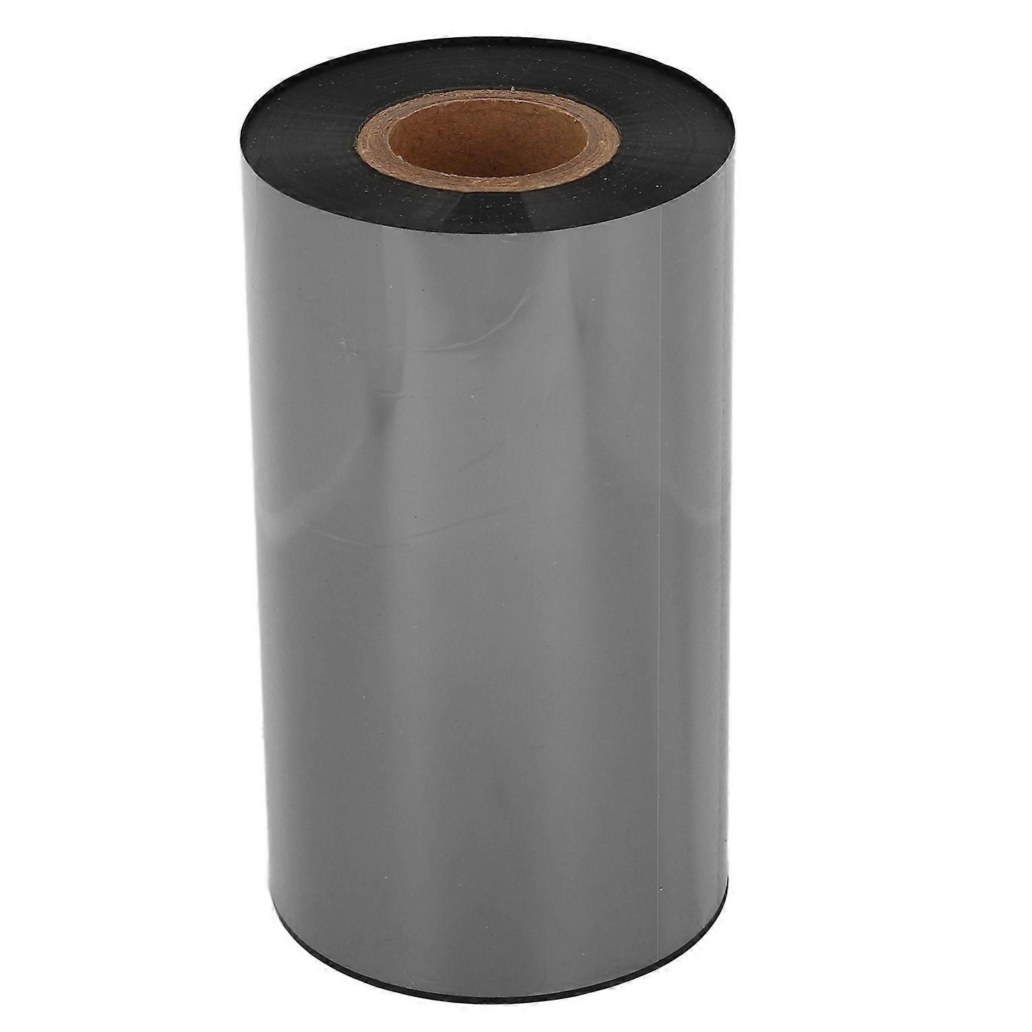 Thermotransferband, Schwarz, Harzgebunden, Antistatisch, Verschleißfest, Transparent, Mit Verbesserter Wachsbeschichtung, Barcode-ri