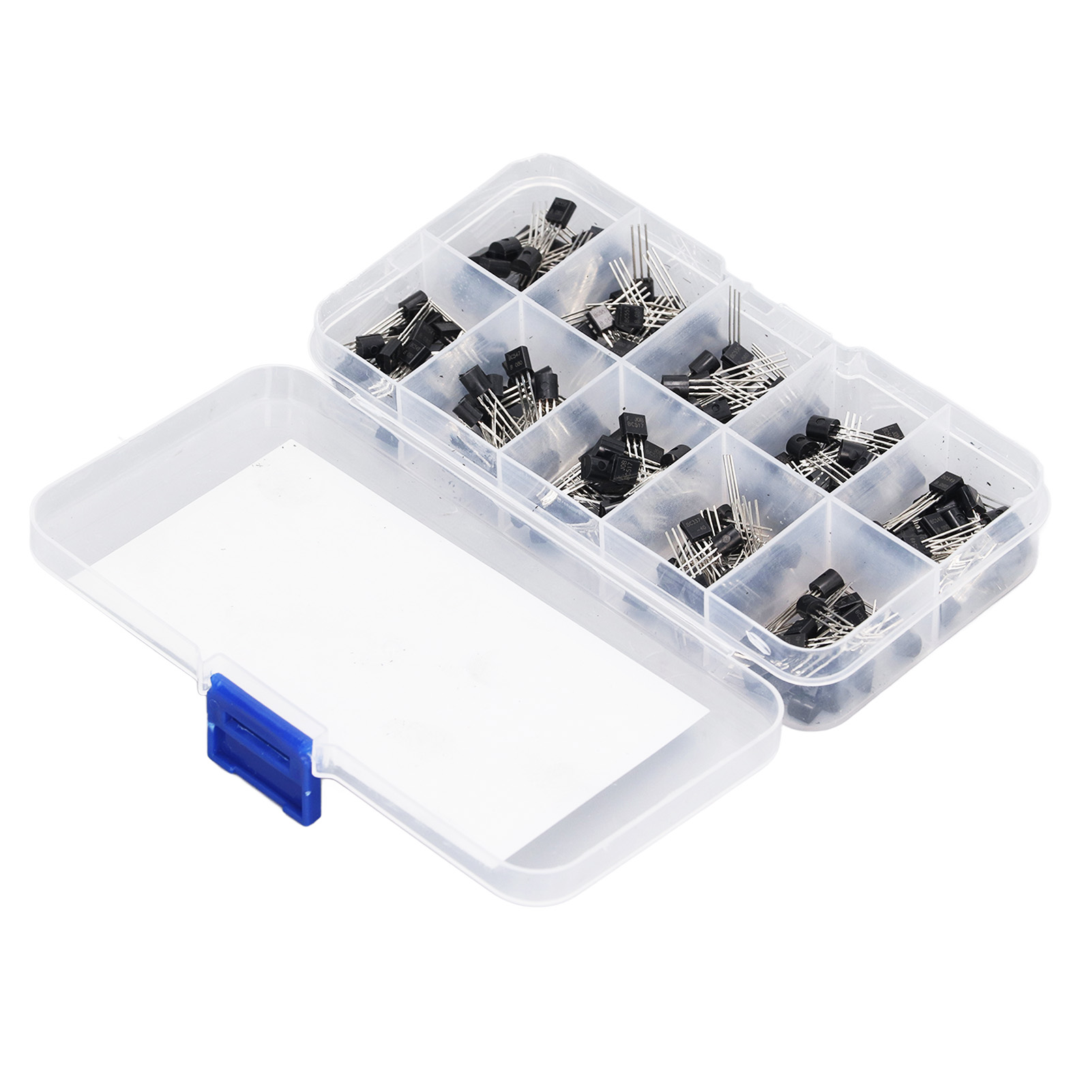 200-teiliges Set Schwarzer Leistungstransistoren, 10 Werte, Transistor-kit Mit Niedrigem Stromverbrauch Bc327–bc558