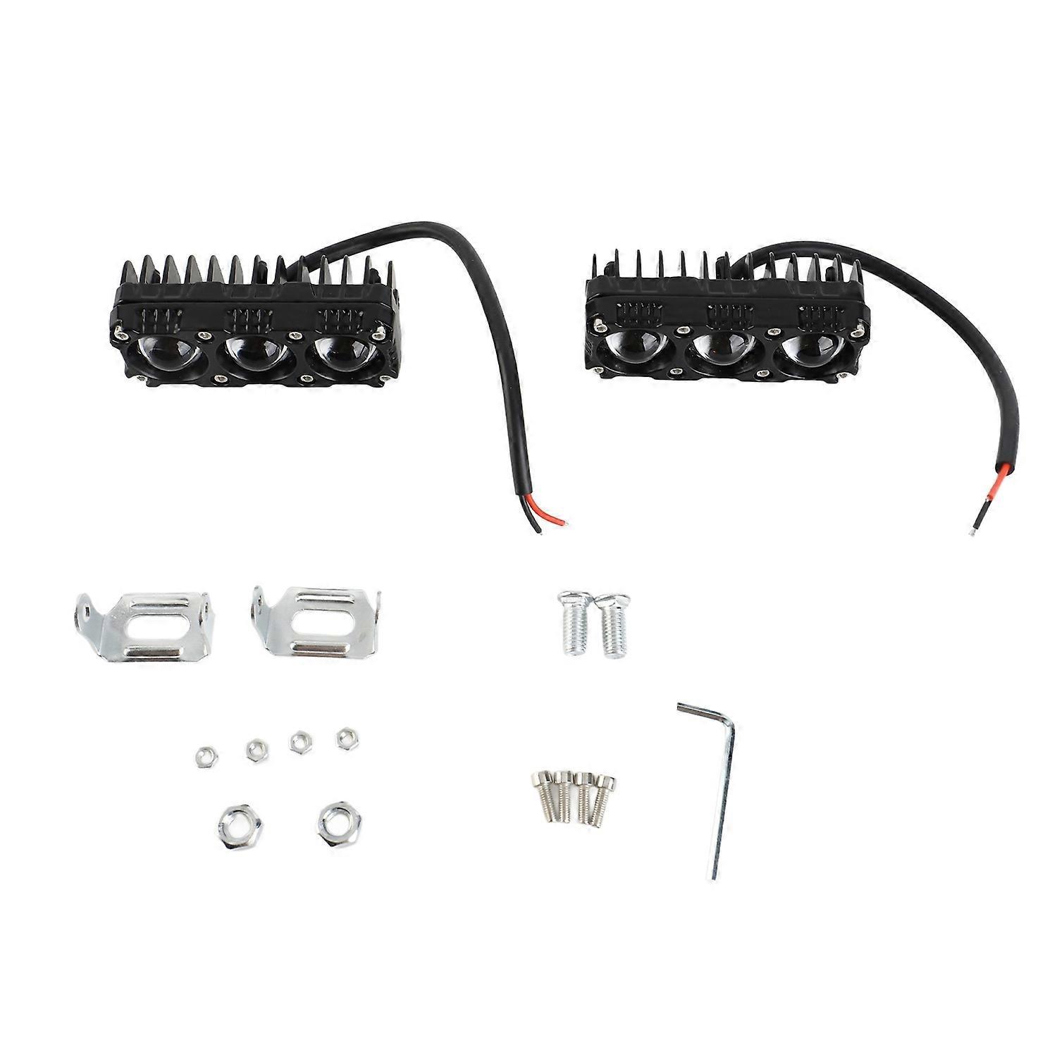 Motorrad-scheinwerfer, Led-fahrleuchten Mit 5 Beleuchtungsmodi, Ip68 Wasserdicht Für M