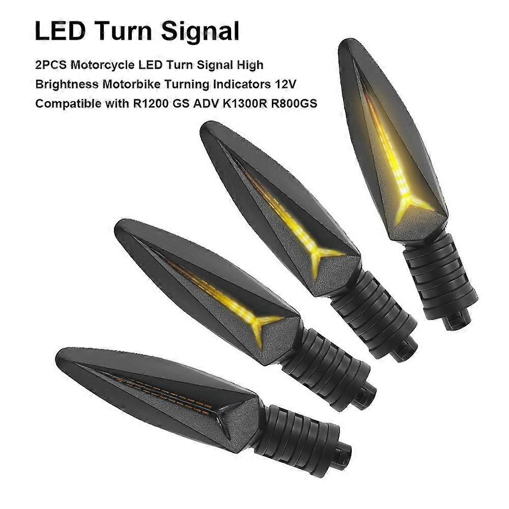 2 Stück Led-blinker Für Motorräder, Hohe Helligkeit, 12 V, Kompatibel Mit R12