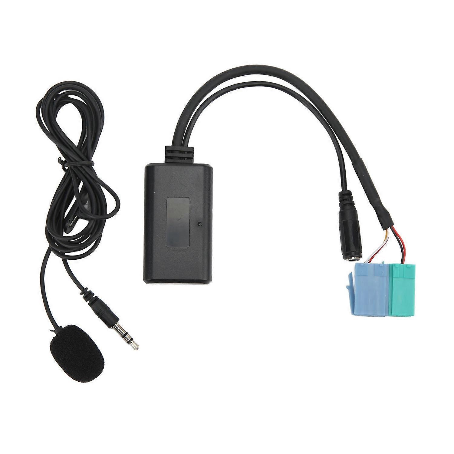 Kabelloser Aux-eingangsadapter Fürs Auto Mit Bluetooth 5.0 Und Mikrofon (ersatz Für Becker)