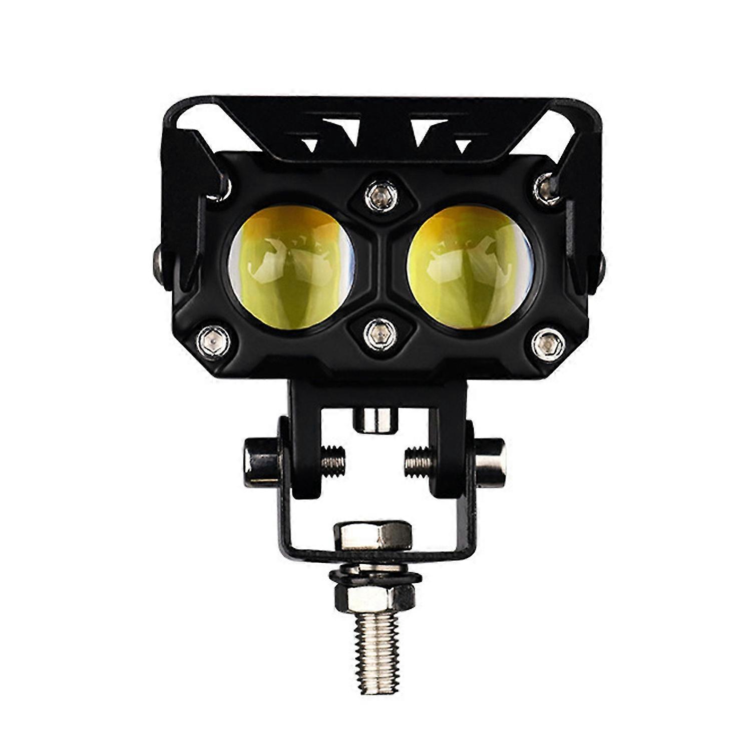 2 Stück Motorrad-scheinwerfer, Led-nebelscheinwerfer, 90 W, Zweifarbig, Fern- Und Abblendlicht, Arbeitslampe