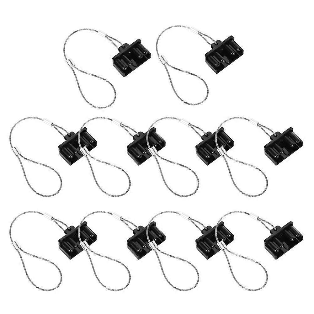 10 Stück Schwarze Staubkappen Für Gabelstapleranschlüsse, Hardware-zubehör, Robustes Kunststoffmaterial, 50 A