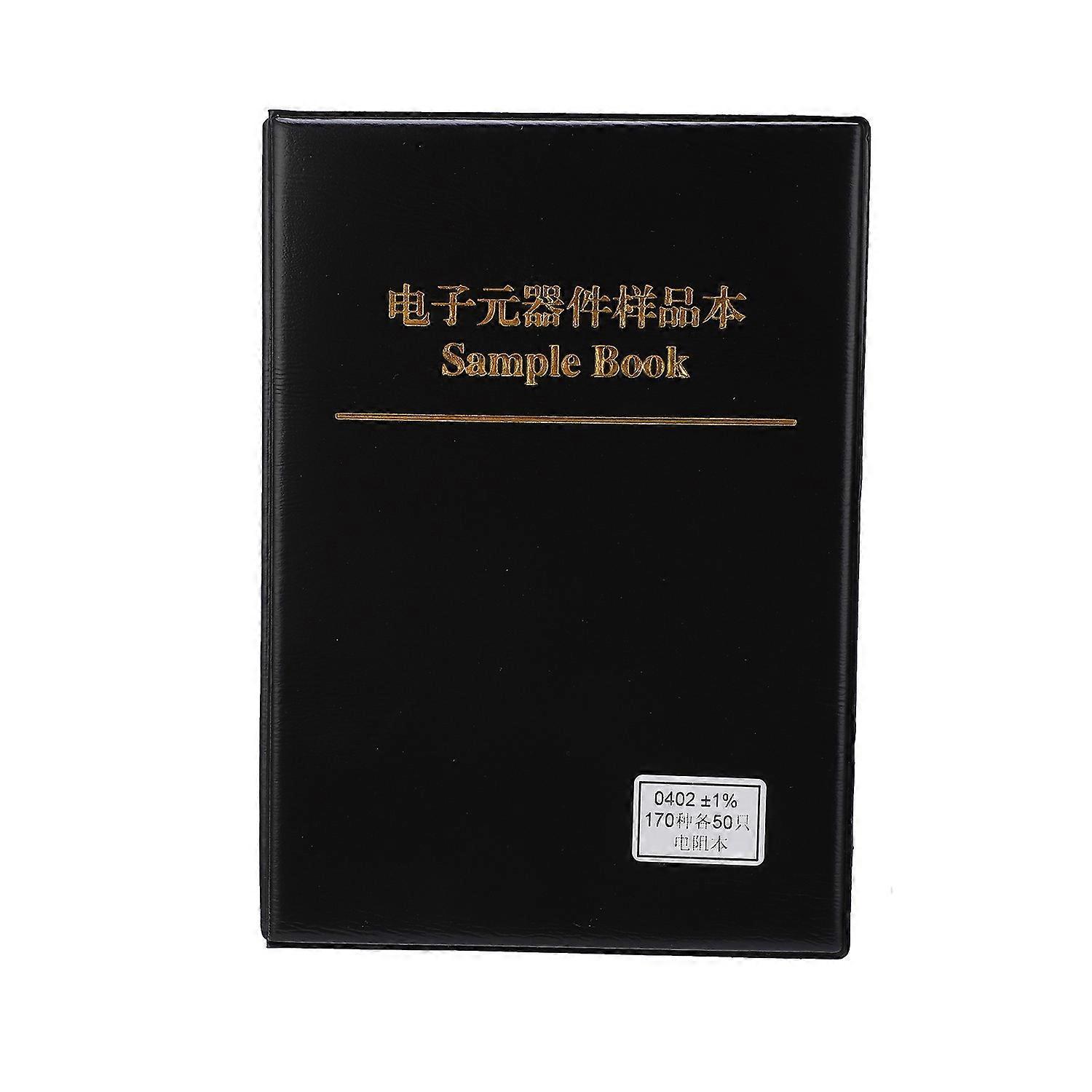 0402 Serie 170 Widerstandssortiment, Musterbuch Für Elektronische Bauteile, Schwarz