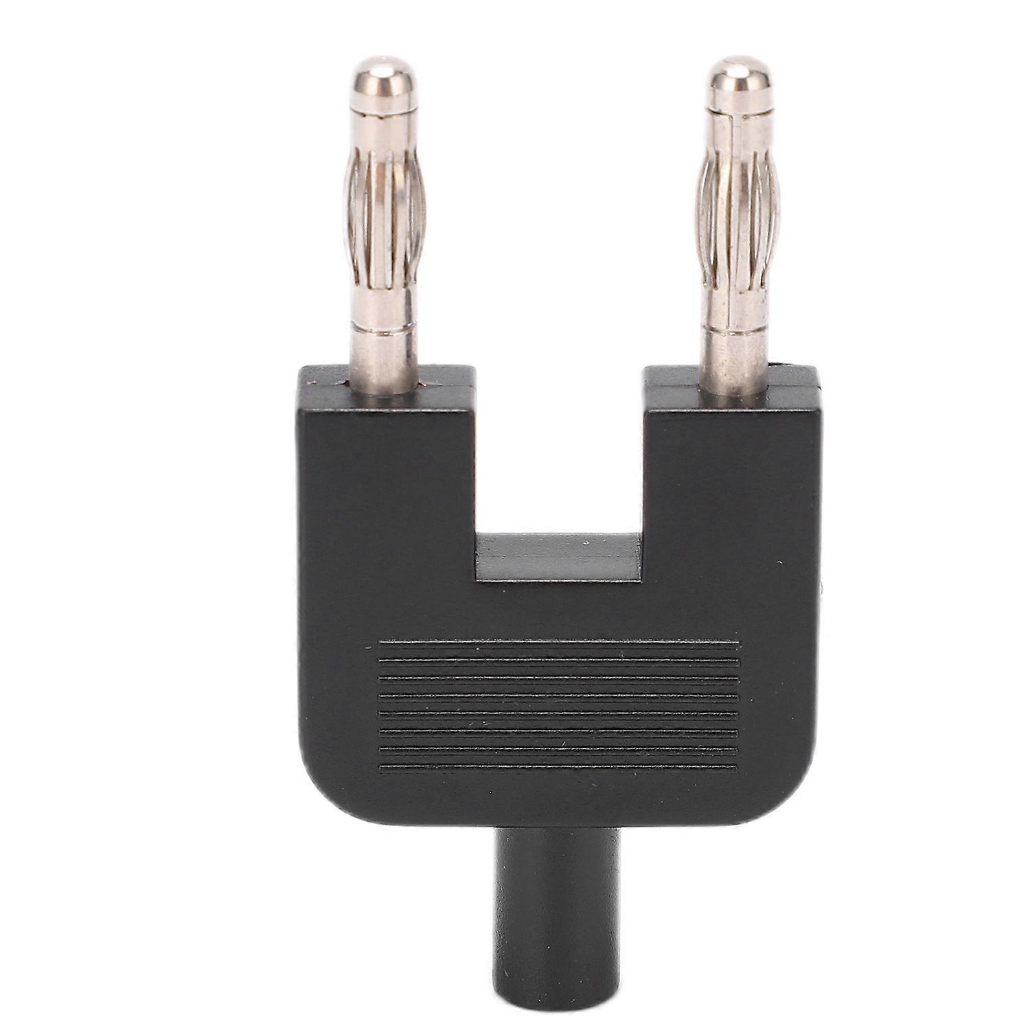 U35 U-förmiger Kurzschluss-bananenstecker-adapter, Buchse Auf 2 Stecker, Schwarz, 4 Mm