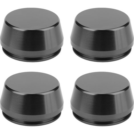 Stück 56 Mm / 2,2 Zoll Universal-radnabenkappen, Aluminium, Modifiziertes Teil (schwarz)