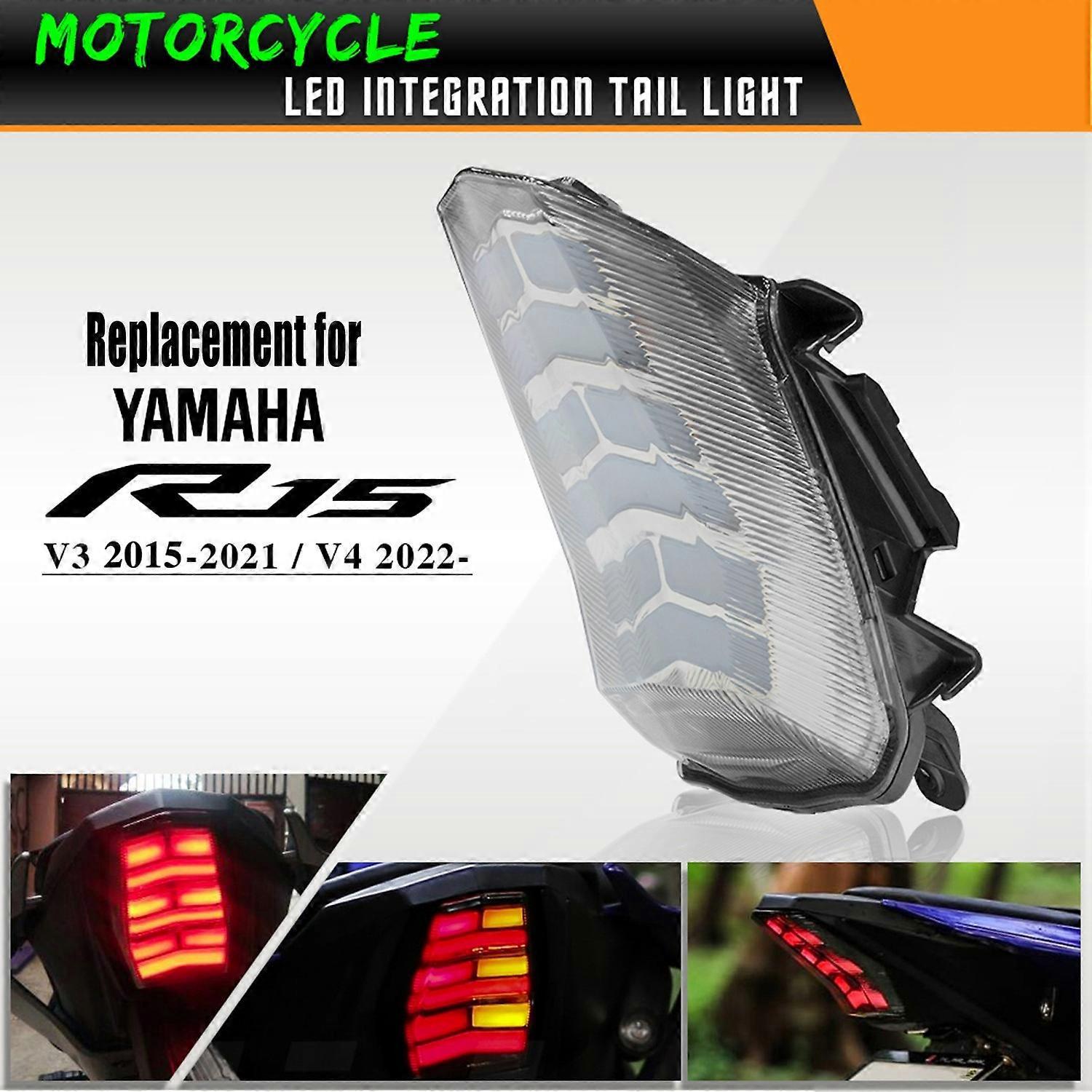 Motorrad-rückleuchten Mit Led-blinker Als Ersatz Für Yamaha Yzf-r15 V3.0 2015-2021 Yzf-r15 V4.