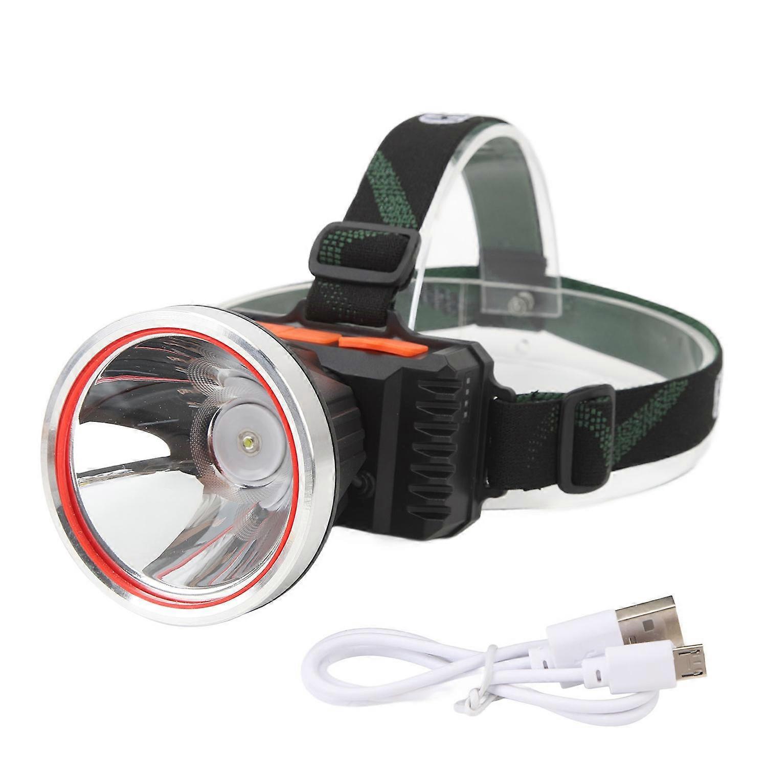 Led-induktions-stirnlampe Mit 3 Helligkeitsstufen, Tragbare Taschenlampe, Dimmbare Stirnlampe Für Outdoor-wanderungen