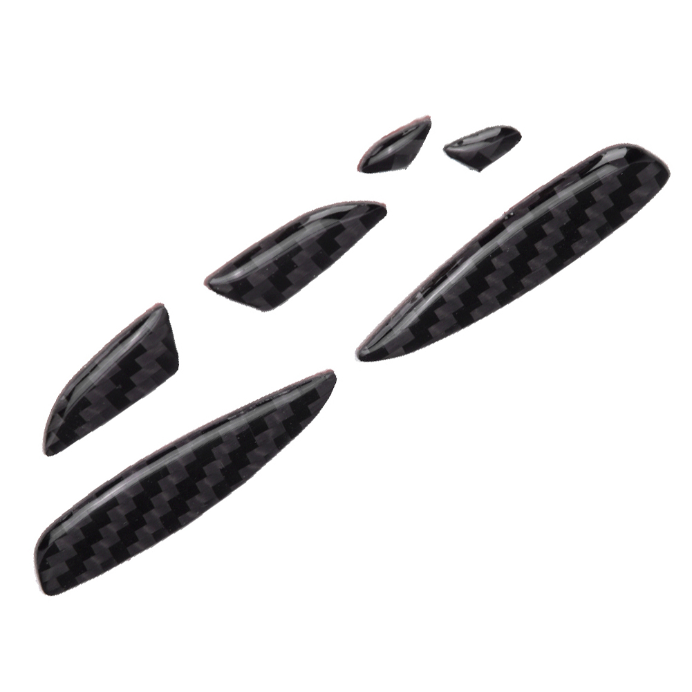 6-teiliges Set Sitzverstellknopf-zierleisten Aus Kohlefaser, Passend Für Mercedes-benz C-klasse W205 (2016–2019)