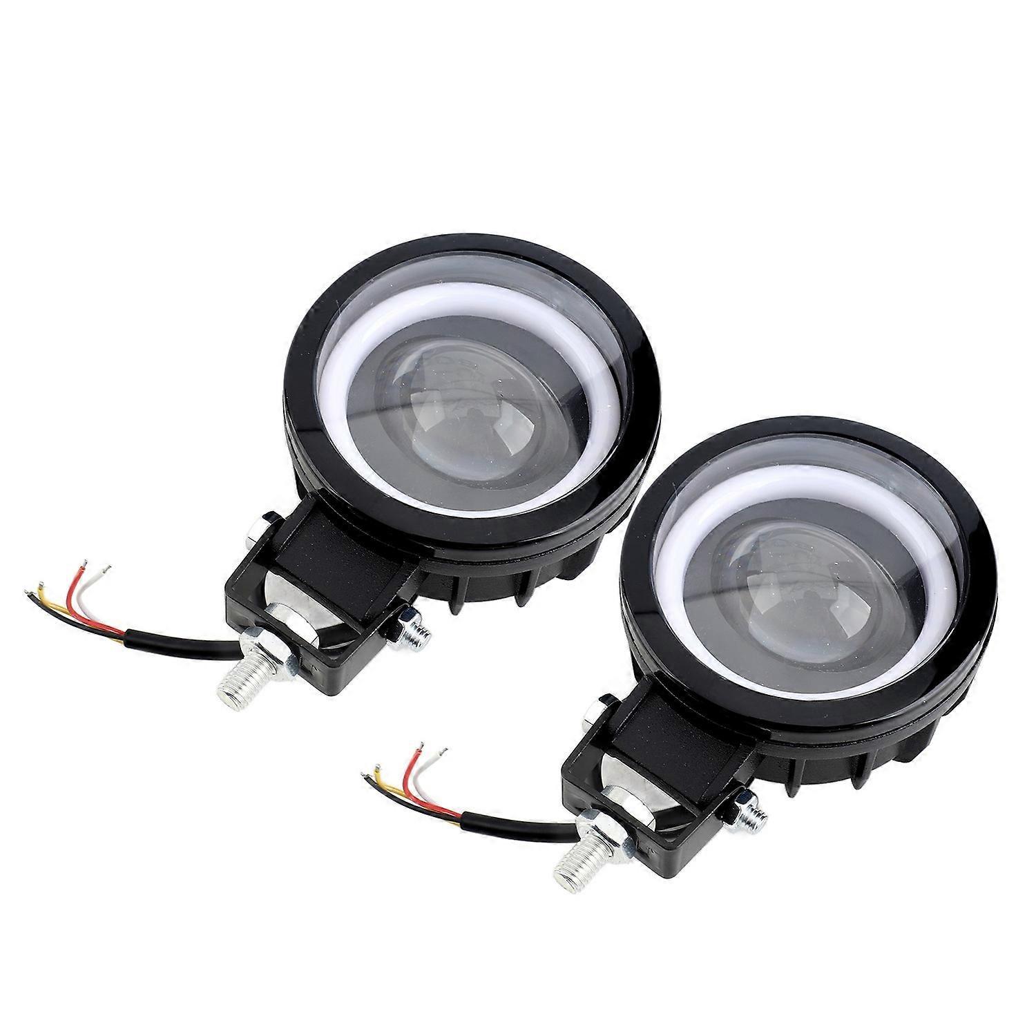 Motorrad-led-fahrscheinwerfer, 60 W, 6000 Lm, 6000 K/3000 K, Superhelle Bernsteinfarbene/weiße Scheinwerfer, Regendicht