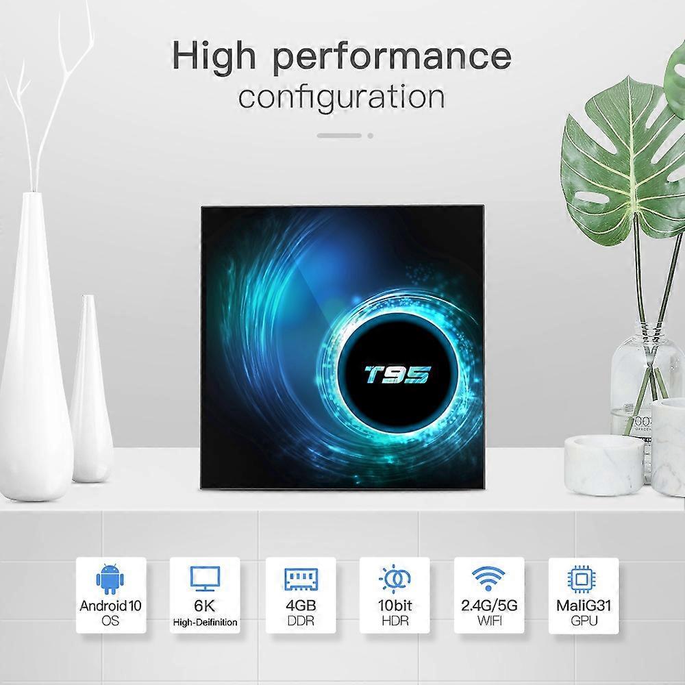 T95 Android 10 Tv-box H616 Quadcore-a53 Smart-tv-box 2,4g/5g Dual-wlan 6k Streaming-media-player