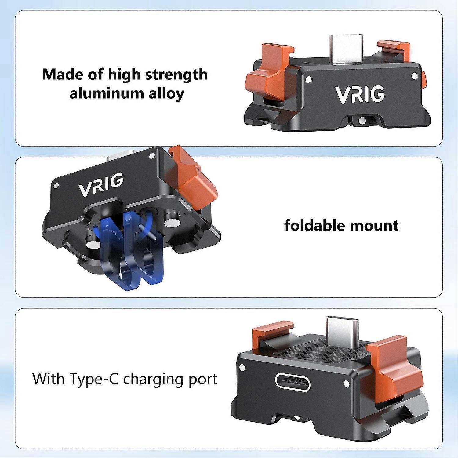 Vrig Ac21 Multifunktionale, Aufrechte Ladestation Mit Schnellverschluss-montageadapter Aus Aluminiumlegierung Mit 4-zoll-anschluss