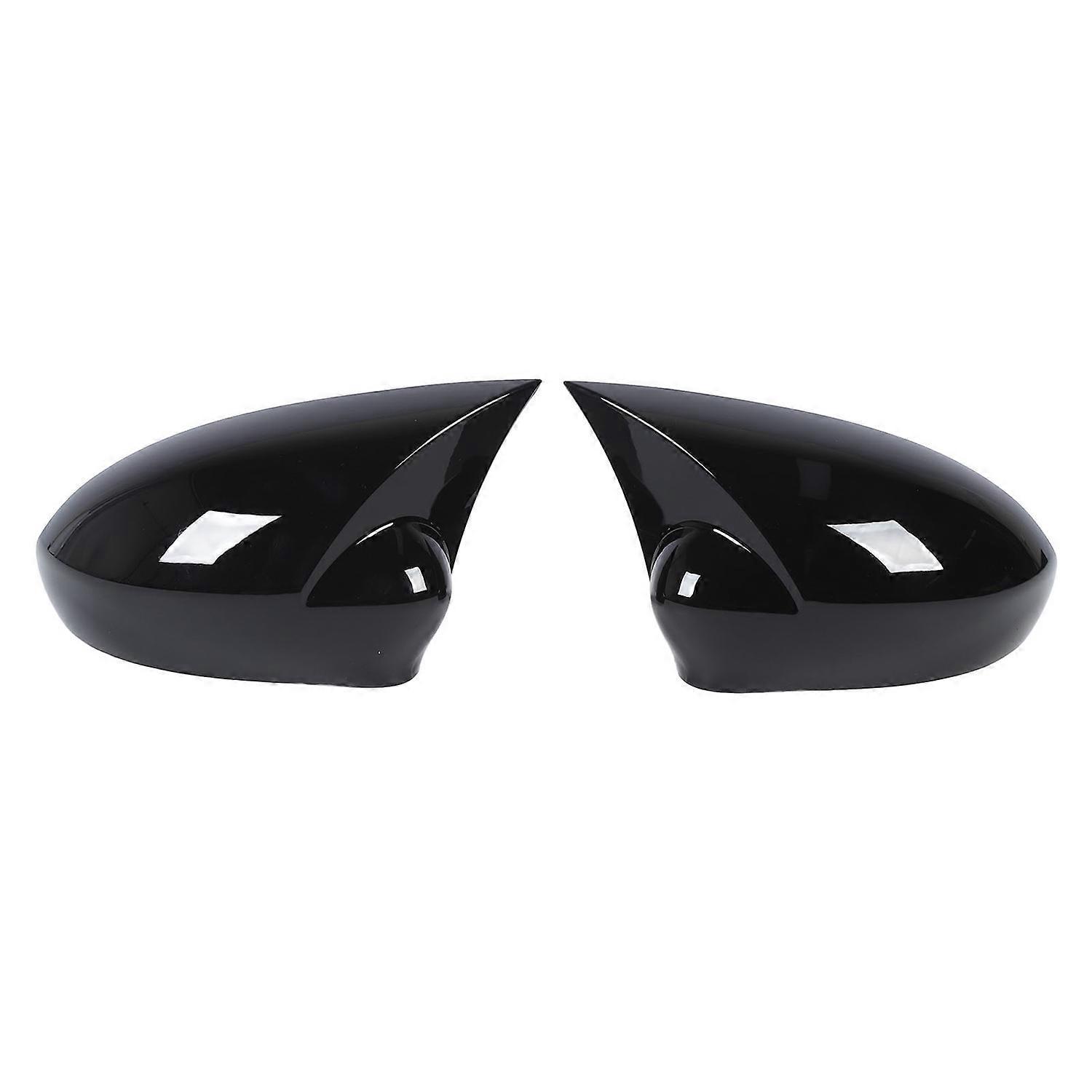Seitenspiegelkappe 735417229 Glänzend Schwarz Rückspiegelkappe Für Grande Punto Dal Evo Dal