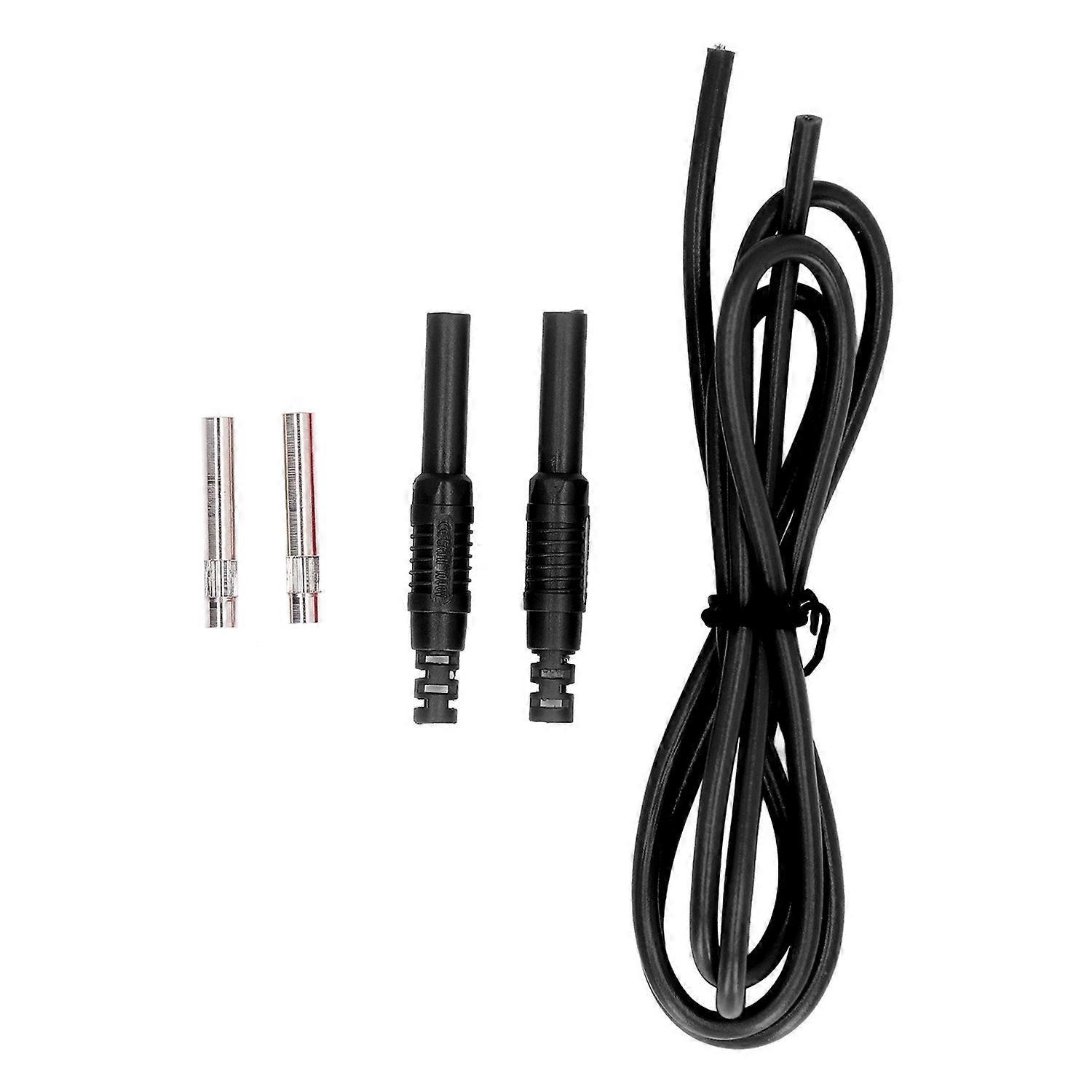 Mm² Prüfkabelverlängerung (buchse Auf Buchse) Mit Messingstecker J.70030schwarz