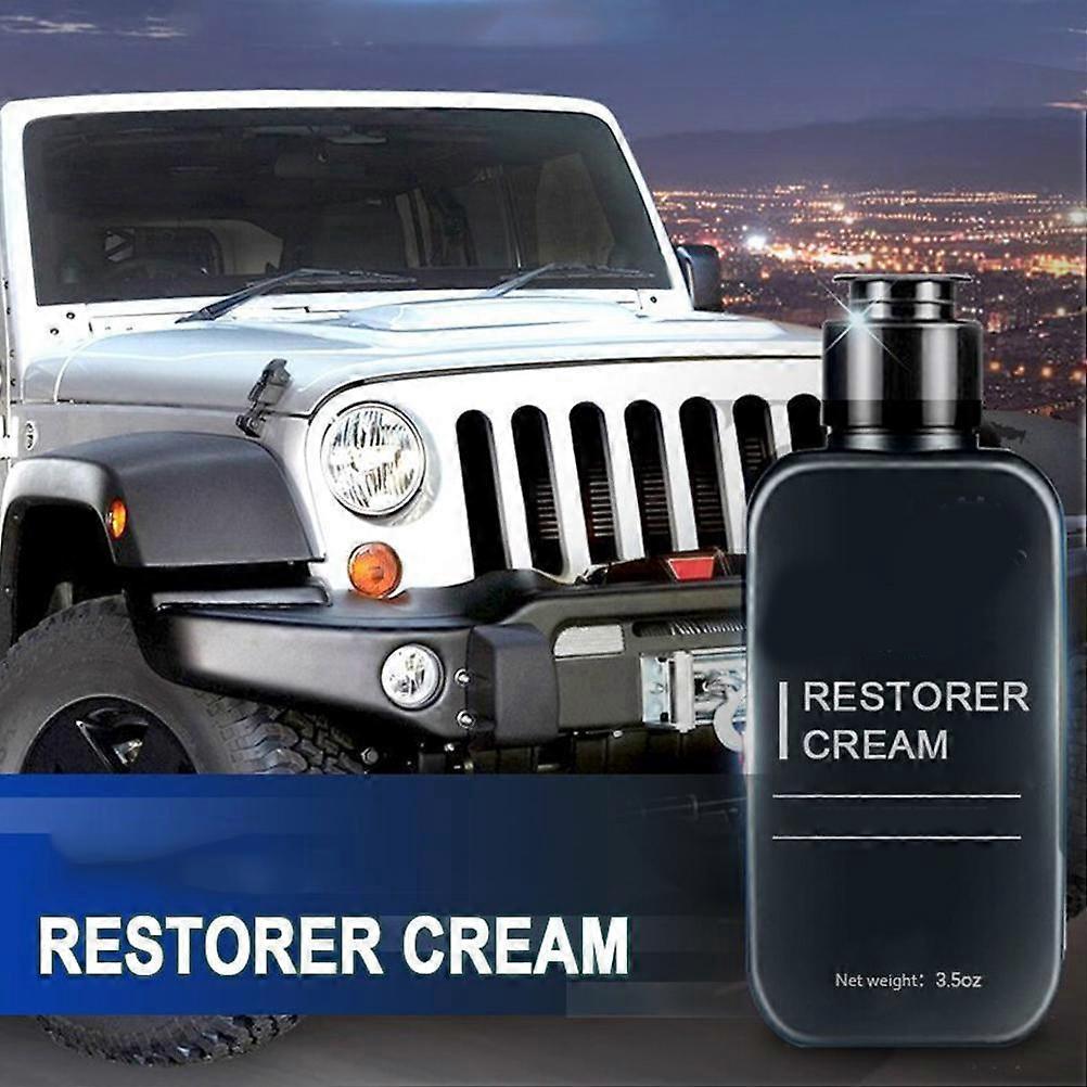 Auto-leder- Und Kunststoff-aufbereitungspaste, Polierpaste Für Kunststoff- Und Lederoberflächen Und Kratzerentferner