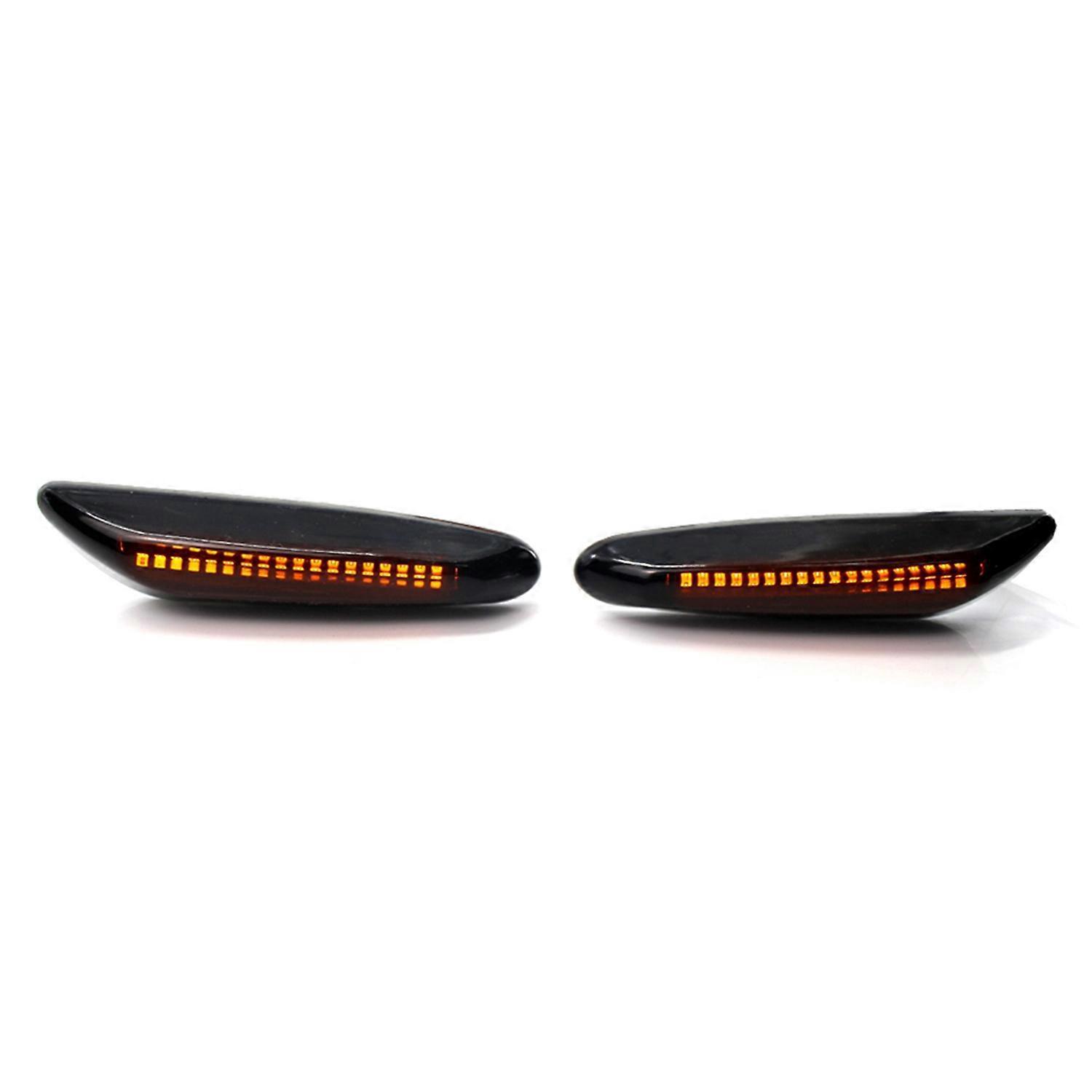 2 Stück Getönte Led-seitenmarkierungsleuchten Mit Blinkerfunktion Für Bmw 3er E46 E60 E90 E92 E93 E87