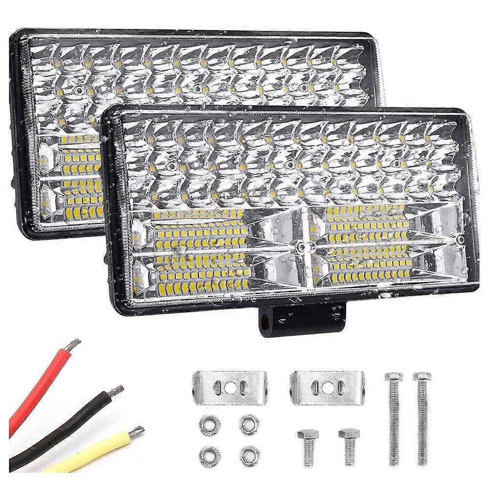 Stück Led-traktor-arbeitsscheinwerfer, 9 Zoll Fahrscheinwerfer, Zusatzscheinwerfer, 12 V–80 V, Universell Für Traktoren