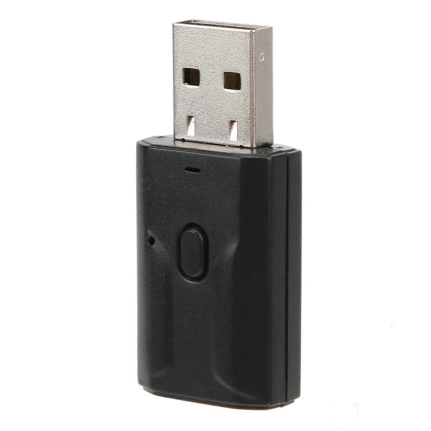 Tragbarer Usb-bluetooth-adapter, Tragbarer Drahtloser Audio-empfänger Und -sender, Schwarz, Für Pc, Tv, Auto, 3,5-mm-aux-anschluss