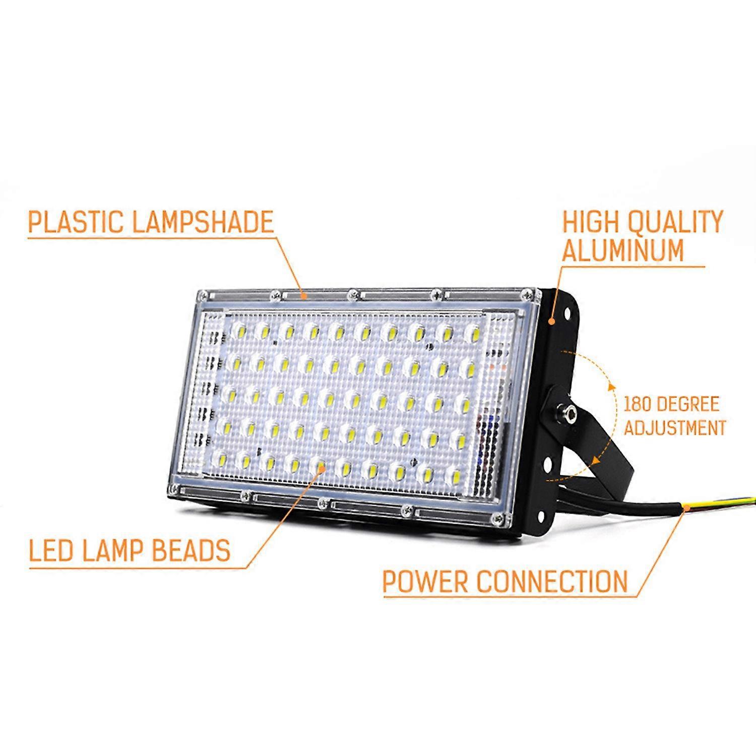 50w Outdoor Ip66 Wasserdichter Fluter, Superheller Rgb-led-gartenstrahler Für Galerien
