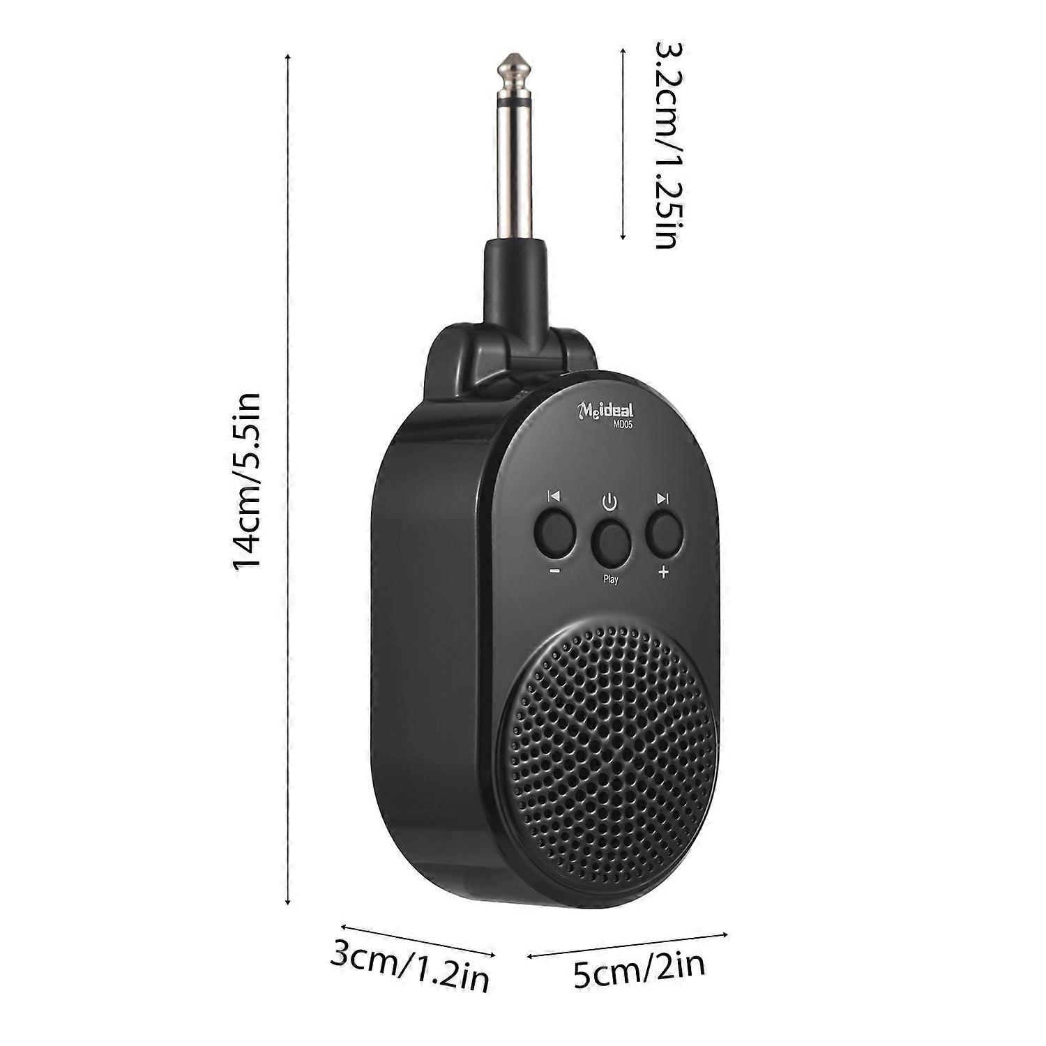 5w Gitarrenverstärker Bt Tragbarer Steckerlautsprecher Für Alle E-gitarren Und Blasinstrumente Übungsverstärker