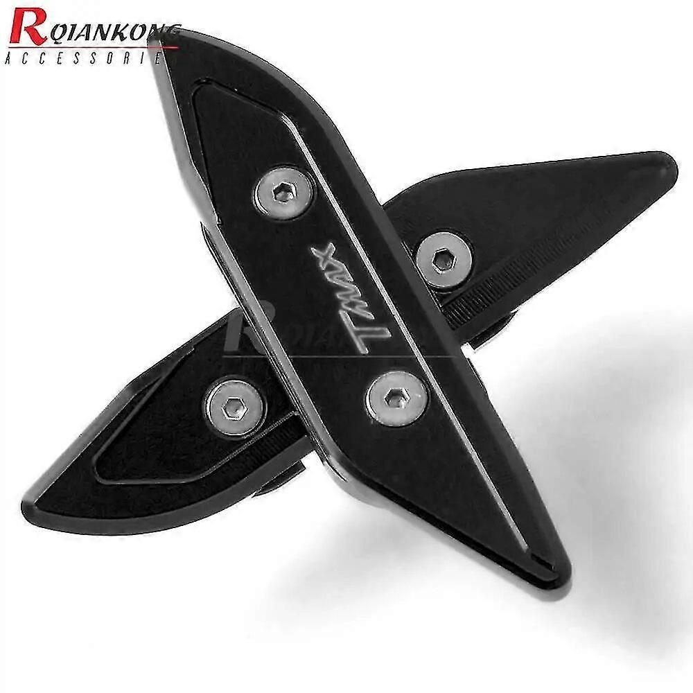 Cnc-gefräste Aluminium-seitenspiegel-lochabdeckung Für Yamaha T-max Tmax 530 (2012–2017) – Schwarz