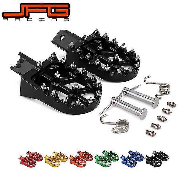 Universal-cnc-fußrasten In Verschiedenen Farben Für Honda Crf, Xr 50, 70, 110, M2r, Sdg, Dhz, Ssr, Kayo Und Pit Bikes – Schwarz