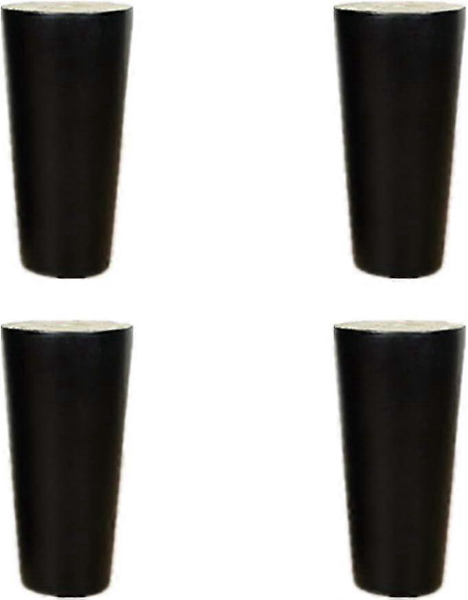 Schwarze Holzmöbelbeine, Sofabeine, Tv-tischfüße, Couchtischbeine, Schrankbeine Für Stühle, Schränke, Sofas, Esstische, Arbeitsmöbel – 8 Cm (3,1 Zoll) – Schwarz