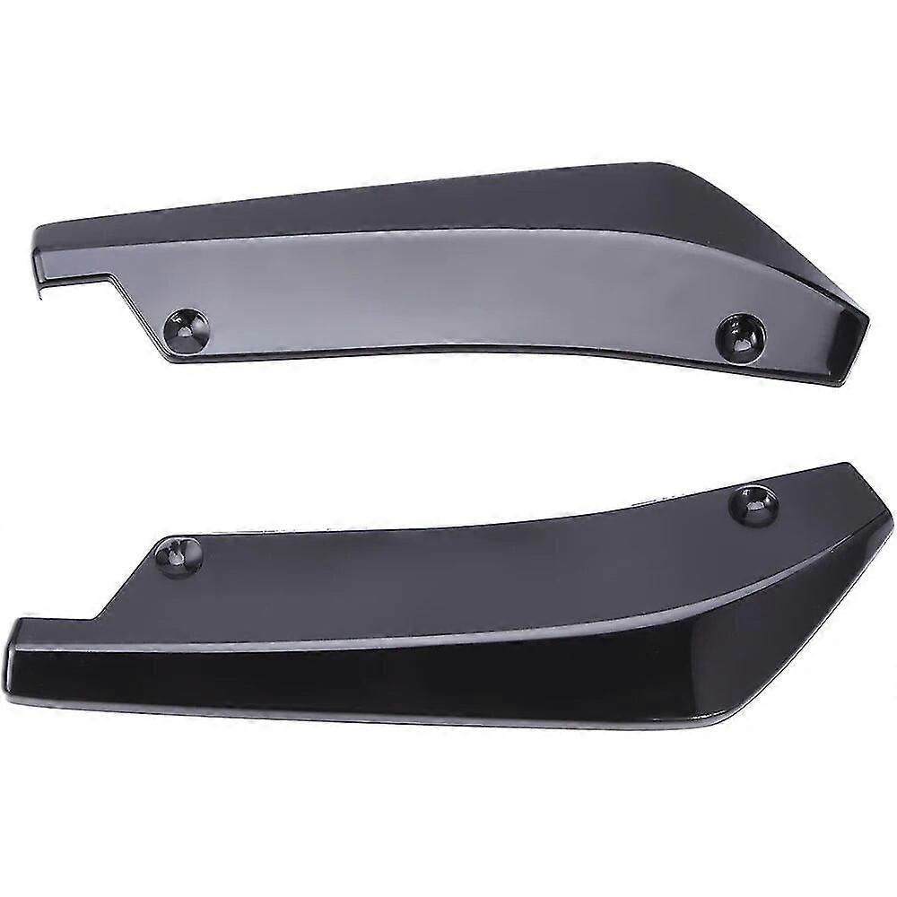 Heckstoßstangensplitter, Diffusor, Canard-wrap, Spoiler, Seitenschweller, Ecklippe, Karosserie – Schwarz
