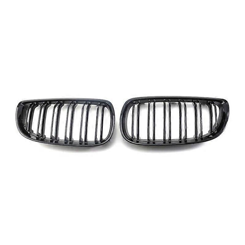 Frontstoßstangengrill „nierengrill“ Für Bmw 3er E92 E93 (2-türer, 2006–2013), Doppellamellen-ersatzgrill – Schwarz