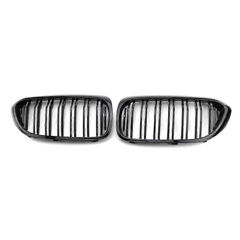 Frontstoßstangengrill „nierengrill“ Für Bmw 5er G30 G38 (2016–2019), Doppellamellen-ersatzgrill – Schwarz