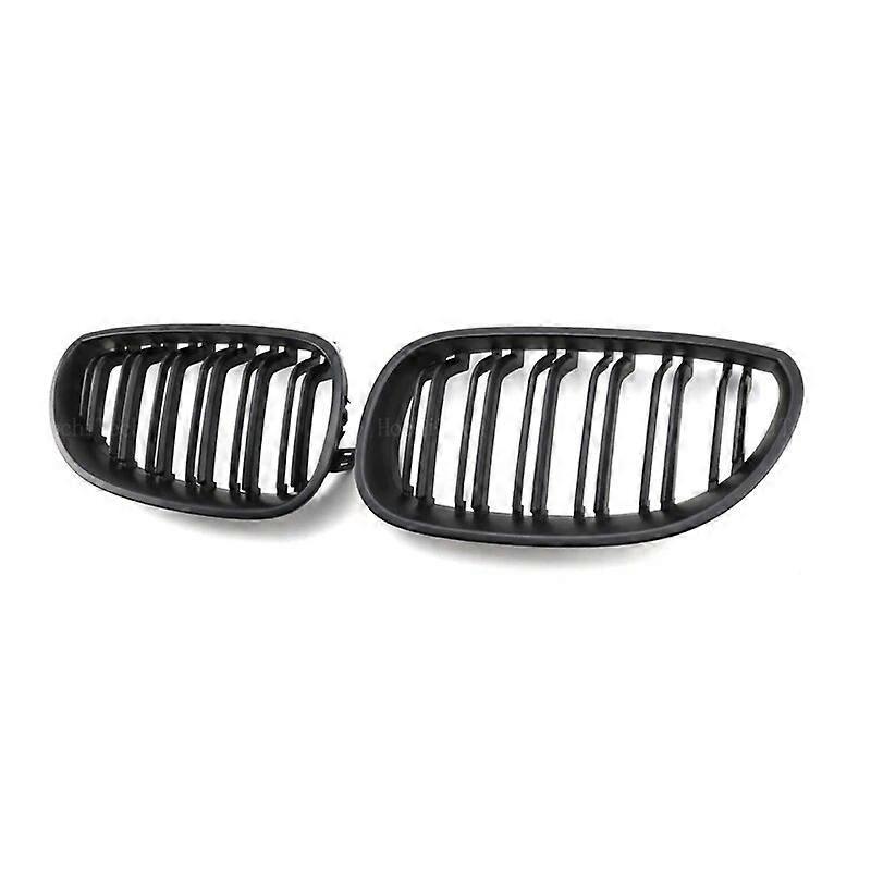 Neuer Kühlergrill (niere) In Glänzendem 2-reihigem Doppellamellen-design Für Bmw 5er E60 E61 M5 520i 535i 550i (2003–2010) – Schwarz
