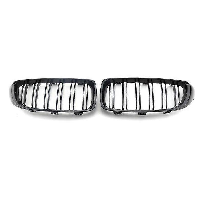 Frontstoßstangengrill „nierengrill“ Für Bmw 4er F32 F33 F36 F80 F82 (2013–2020), Doppellamellen-ersatzgrill – Schwarz