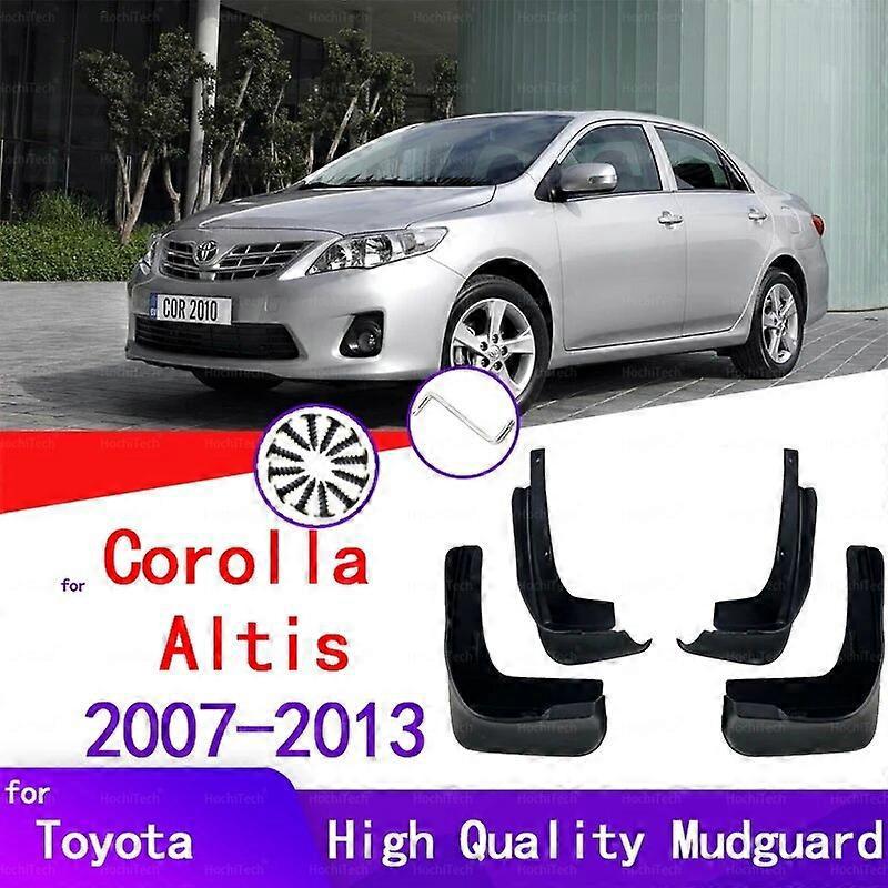 Kotflügel-schmutzfänger Für Toyota Corolla Altis E140 (2007–2013) – Schwarz