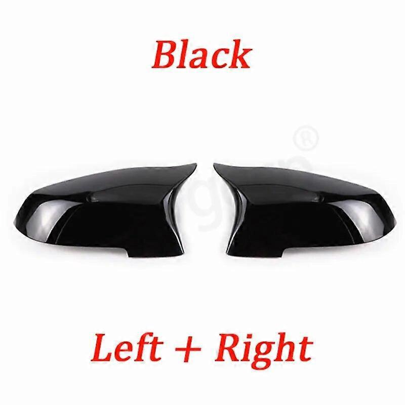 Schwarze Außenspiegelkappen In Carbonfaser-optik Als Ersatz Für Bmw 5er, 6er Und 7er F10, F11, F18, F07, F12, F13, F06, F01, F02 Lci – Schwarz