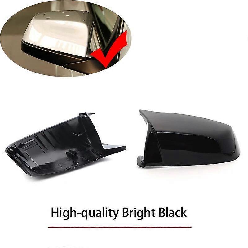 Hochwertige Schwarze Hupenkappen Im M-stil Für Bmw 5er, 6er Und 7er (f01, F02, F03, F04, F06, F07, F10, F11, F12, F13) – Hochglanzschwarz