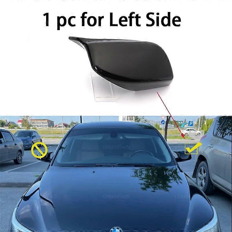 Außenspiegelabdeckung In Carbonfaser-optik, Schwarz, Ersatzteil Für Bmw 5er E60 E61 E63 E64 (2004–2008) 520i 525i 528i 528xi 530i – 1 Stück, Links, Schwarz