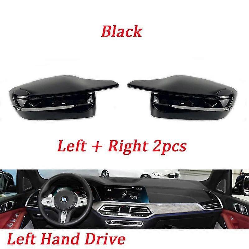 M4-style-rückspiegelkappen In Carbonfaser/schwarz Für Bmw 3er, 4er, 5er, 7er, 8er (g20, G21, G28, G30, G38, G11, G12, G15, G16) – Linkslenker/rechtslenker