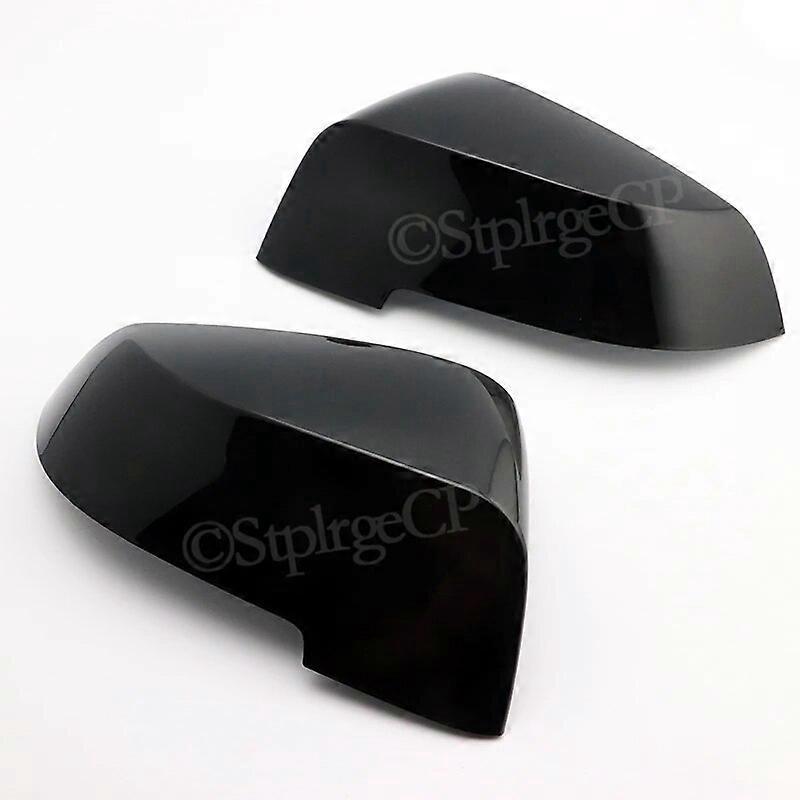 Rückspiegelabdeckung In Carbonfaser-optik Für Bmw 5er F10 F11 F18 (2014–2016), Modifiziertes Ersatzgehäuse – Hochglanzschwarz