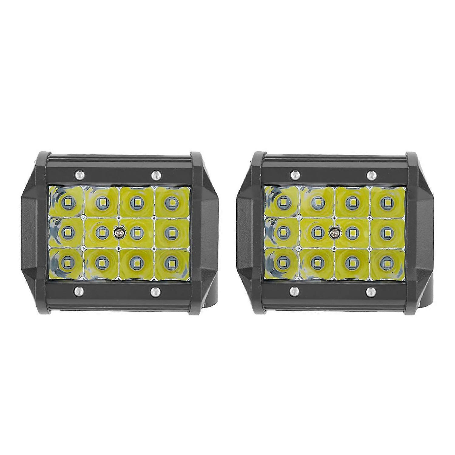 1 Paar 4-zoll 4-reihige 36w Led Universal-arbeitsscheinwerfer Für Pkw Und Lkw