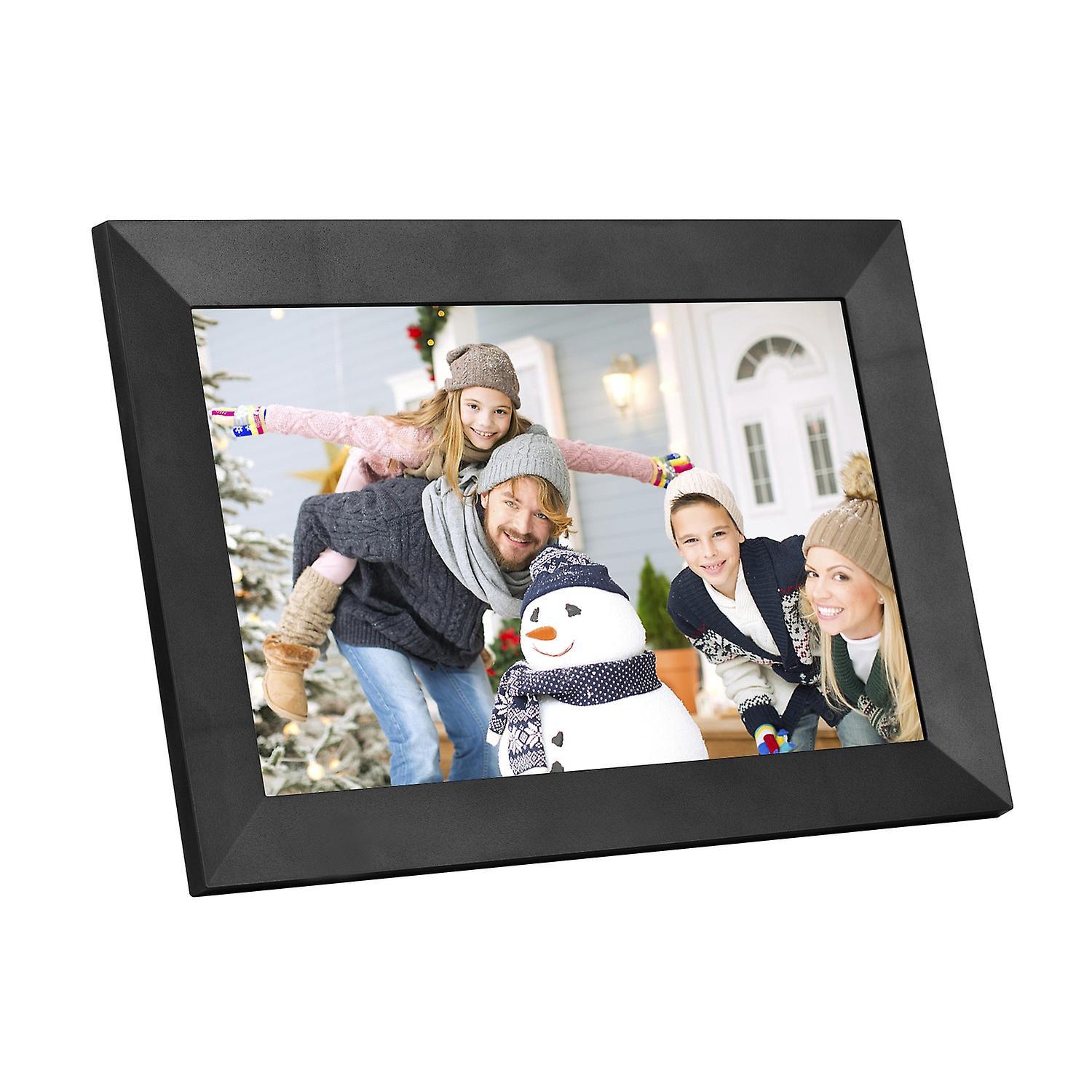 Andoer 8 Zoll Smart Wifi Bilderrahmen, Digitaler Bilderrahmen, Fotoalbum, Ips-touchscreen (1280 X 800), Uk-stecker, Schwarz