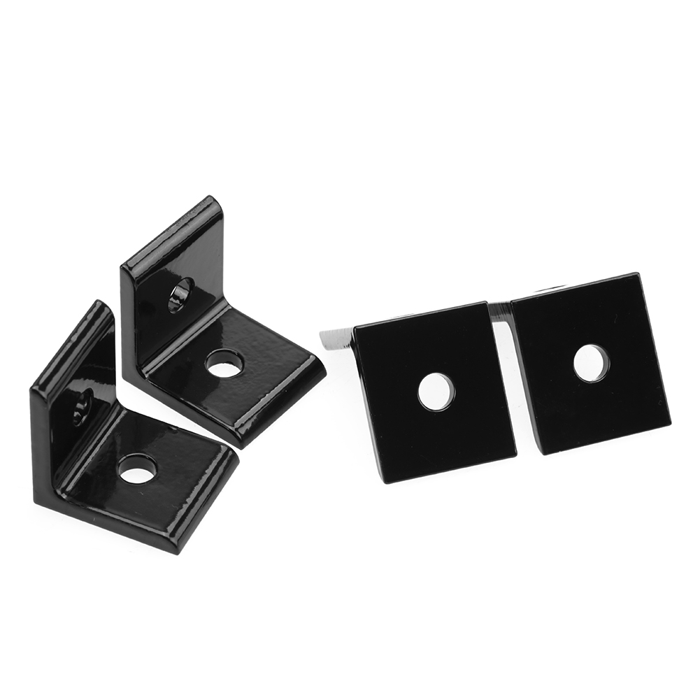 4 Stück Eckverbinder-winkelverbinder-verbindungsstück Aus Aluminiumprofil (schwarz 2020a)