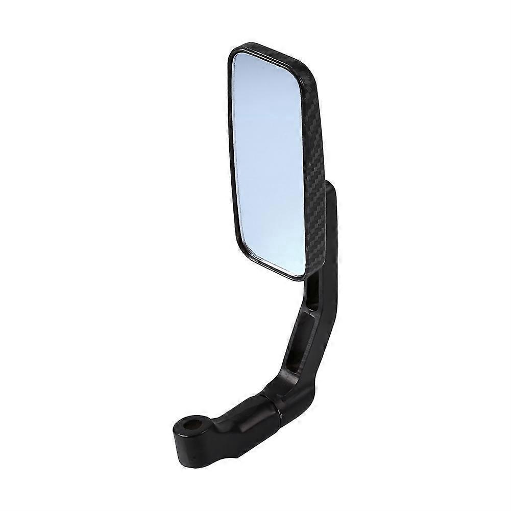 Paar Universelle Rechteckige Motorrad-rückspiegel 8 Mm 10 Mm Aus Kohlefaser