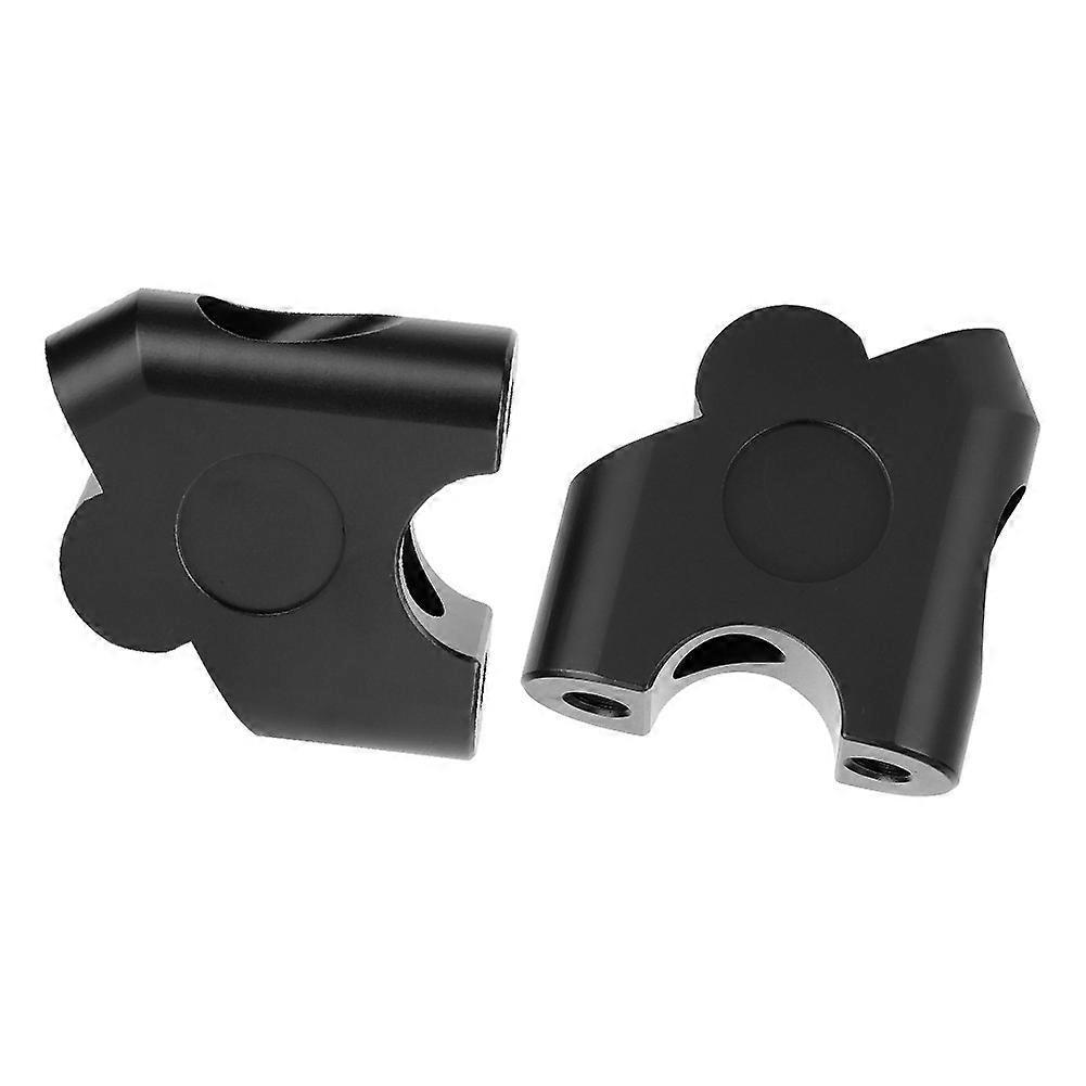 22 Mm Universal-motorradlenkererhöhung, Lenkerklemmung, Verstelladapter (schwarz)