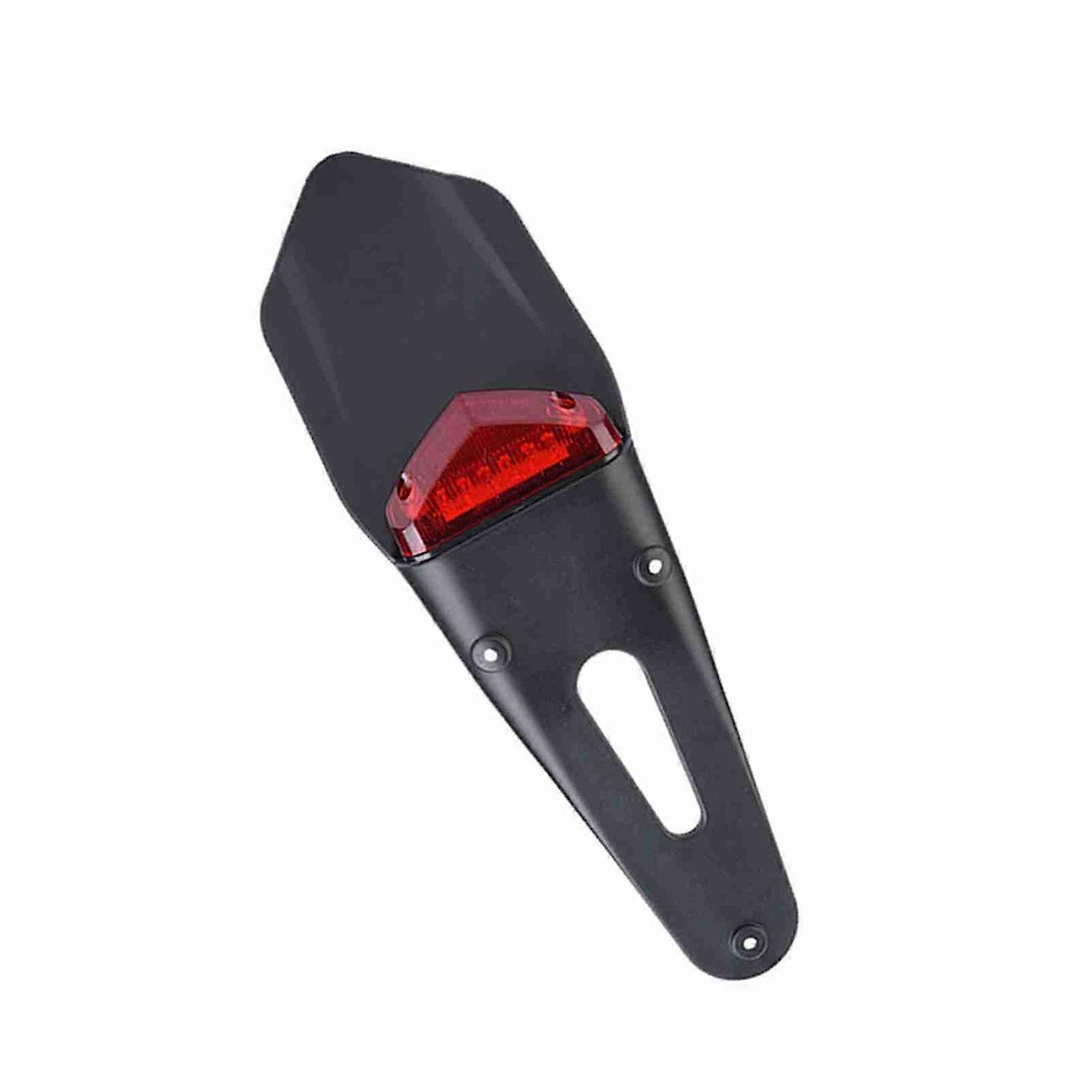 Motorrad-brems- Und Rückleuchten Led Hinten Am Kotflügel/kennzeichenhalterung Für Dirtbikes, Rot