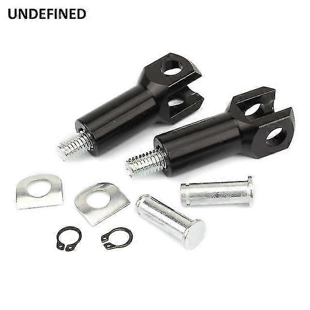 Motorrad-soziusfußrasten-befestigungssatz (2,25 Zoll) Für Harley Softail Fat Boy Cross Bones Flstsb (2000–2006) – Schwarz