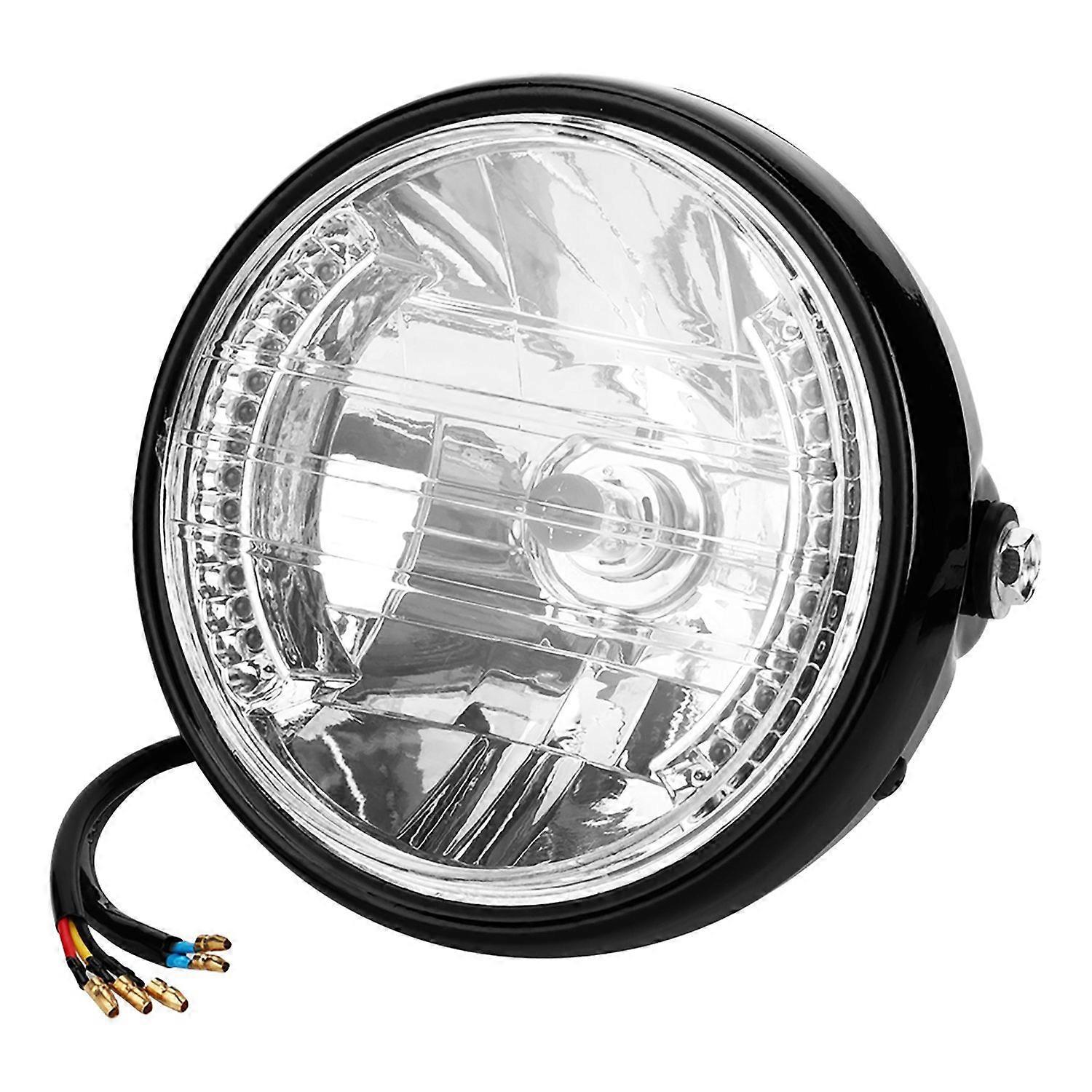 Universeller 7-zoll-motorradscheinwerfer Mit Blinker Und Halterung